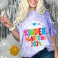 I Officially Graduated Kindergarten Graduation 2024 Comfort Color Blast T-Shirt Amethyst