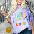 I Officially Graduated Kindergarten Graduation Class Of 2022 Comfort Color Blast T-Shirt Amethyst