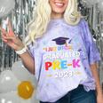 I Officially Graduated Pre-k Graduation Pre k Class 2023 Kid Comfort Color Blast T-Shirt Amethyst