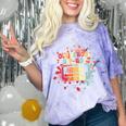 Old-School Hip Hop 80's 90's Style Music Cassette Nostalgia Comfort Color Blast T-Shirt Amethyst