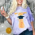 Orange Tabby Cat Graduation Distressed Shirt For Grads For Men Women Girls Kids Comfort Color Blast T-Shirt Amethyst