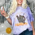 Overthinking And Also Hungry Introverted Overthinker Comfort Color Blast T-Shirt Amethyst