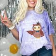 Owl Elementary Graduation Shirt-6th Grade Graduation Comfort Color Blast T-Shirt Amethyst