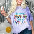 Para Educator Happy Last Day Of School Women Graduation Comfort Color Blast T-Shirt Amethyst