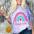Pathologists' Assistant Graduation 2023 Boho Rainbow Comfort Color Blast T-Shirt Amethyst