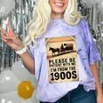 Be Patient With Me I'm From The 1900s Birthday Retirement Comfort Color Blast T-Shirt Amethyst