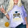 I Paused My Game To Graduate Class Of 2023 Gamer Graduation Comfort Color Blast T-Shirt Amethyst