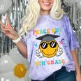 Peace Out 5th Grade Graduation Last Day Of School Comfort Color Blast T-Shirt Amethyst