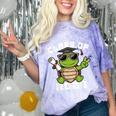 Peace Sign Hand Turtle Class Of 2026 Graduation Comfort Color Blast T-Shirt Amethyst
