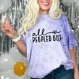 All Peopled Out Introvert Comfort Color Blast T-Shirt Amethyst All Peopled Out Introvert Comfort Color Blast T-Shirt Amethyst