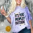 Too Peopley Outside Introvert Quote Comfort Color Blast T-Shirt Amethyst Too Peopley Outside Introvert Quote Comfort Color Blast T-Shirt Amethyst