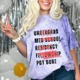 PGY Done Medical Training Residency Fellowship Graduation Comfort Color Blast T-Shirt Amethyst