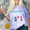Pharmacist T-Shirt Gag Graduation PharmD Comfort Color Blast T-Shirt Amethyst