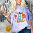 In My Phd Era Groovy Phd Graduation Future Doctor Comfort Color Blast T-Shirt Amethyst