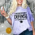 PhD Graduation Dissertation Defense Survivor PhD Comfort Color Blast T-Shirt Amethyst