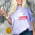 PhD Graduation T Shirt PhDone Tee For Graduates Comfort Color Blast T-Shirt Amethyst