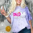 PhDiva Graduation Doctorate Student Graduate Comfort Color Blast T-Shirt Amethyst