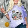 Plant Introvert Gardener Houseplant Botanical Women Men Kids Comfort Color Blast T-Shirt Amethyst