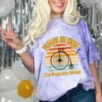 Please Be Kind I'm From The 1900s Penny Farthing Comfort Color Blast T-Shirt Amethyst