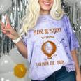 Please Be Patient With Me I'm From The 1900s Air Balloon Comfort Color Blast T-Shirt Amethyst