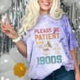 Please Be Patient With Me I'm From The 1900s Cool Gramophone Premium Comfort Color Blast T-Shirt Amethyst