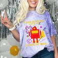 Please Be Patient With Me I'm From The 1900s Gen X Robot Comfort Color Blast T-Shirt Amethyst