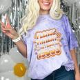 Please Be Patient I'm From The 1900s Groovy Women Comfort Color Blast T-Shirt Amethyst