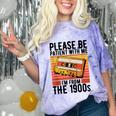 Please Be Patient With Me I'm From The 1900s Retro Birthday Comfort Color Blast T-Shirt Amethyst