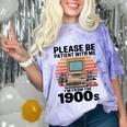 Please Be Patient I'm From The 1900s Retro Computer Geek Comfort Color Blast T-Shirt Amethyst