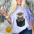 Pocket Otter Lover Introvert Cute Animal Fun Surprise Comfort Color Blast T-Shirt Amethyst Pocket Otter Lover Introvert Cute Animal Fun Surprise Comfort Color Blast T-Shirt Amethyst