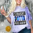 Police Academy Shirt Police Officer Graduation Comfort Color Blast T-Shirt Amethyst