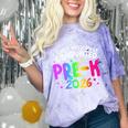 Pre-K Graduation Class Of 2026 Pre-K Graduated 2026 Comfort Color Blast T-Shirt Amethyst
