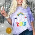Preschool Graduation 2018 Last Day School Pre K Comfort Color Blast T-Shirt Amethyst