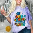 Preschool Graduation 2025 Pre-k Graduate Kids Boys Girls Comfort Color Blast T-Shirt Amethyst