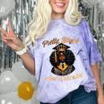 Pretty Educated African American Graduation Class 2024 Comfort Color Blast T-Shirt Amethyst