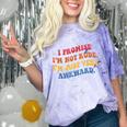 I Promise I'm Not Rude I'm Just Very Awkward Introvert Comfort Color Blast T-Shirt Amethyst