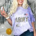 Proud Army Mom Army Graduation Mom US Army Mom Comfort Color Blast T-Shirt Amethyst