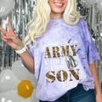 Proud Army National Guard Son National Guard Graduation Comfort Color Blast T-Shirt Amethyst