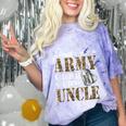 Proud Army National Guard Uncle National Guard Graduation Comfort Color Blast T-Shirt Amethyst