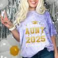 Proud Aunt Of a 2025 Graduate Class Of 2025 Graduation Women Comfort Color Blast T-Shirt Amethyst