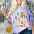 Proud Aunt Of A Class Of 2023 Graduated Graduation Women Comfort Color Blast T-Shirt Amethyst