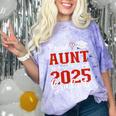 Proud Aunt Of a Class Of 2025 Graduate For Graduation Comfort Color Blast T-Shirt Amethyst