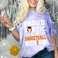 Proud Auntie Of a Basketball Senior 2026 Graduation Gifts Comfort Color Blast T-Shirt Amethyst