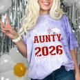 Proud Aunty Of a Class Of 2026 Graduate Senior Graduation Comfort Color Blast T-Shirt Amethyst