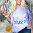 Proud Big Sister Of Pre K School Graduate 2022 Graduation Comfort Color Blast T-Shirt Amethyst
