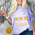 Proud Bro Of A Class Of 2024 Graduate Senior Graduation Comfort Color Blast T-Shirt Amethyst