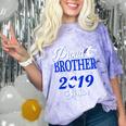 Proud BROTHER Of A Class 2019 Senior Tshirt Graduation Comfort Color Blast T-Shirt Amethyst