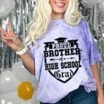Proud Brother Of a High School Grad Senior Graduation Shirt Comfort Color Blast T-Shirt Amethyst