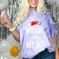 Proud Of My BS Graduation Bachelor's Degree T-Shirt Comfort Color Blast T-Shirt Amethyst