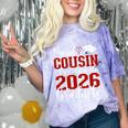 Proud Cousin Of a Class Of 2026 Graduate Senior Graduation Comfort Color Blast T-Shirt Amethyst